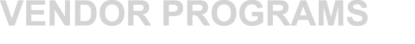 VENDOR PROGRAMS