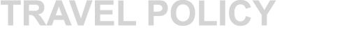 TRAVEL POLICY